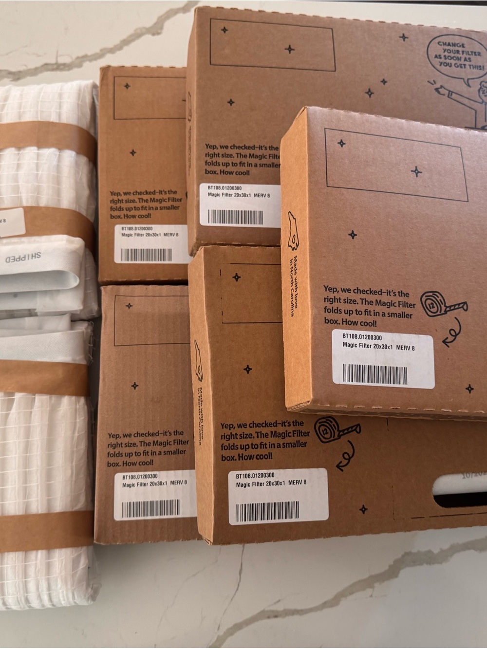 NEW! Magic Air Conditioner Filters 20x30x1 Merv 8